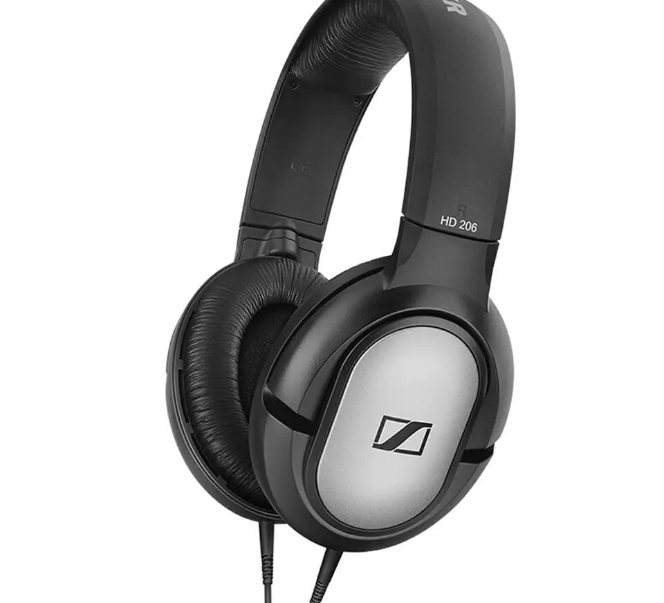 Sennheiser HD206 3.5 มม.หูฟังแยกเสียงรบกวนหูฟังสเตอริโอ